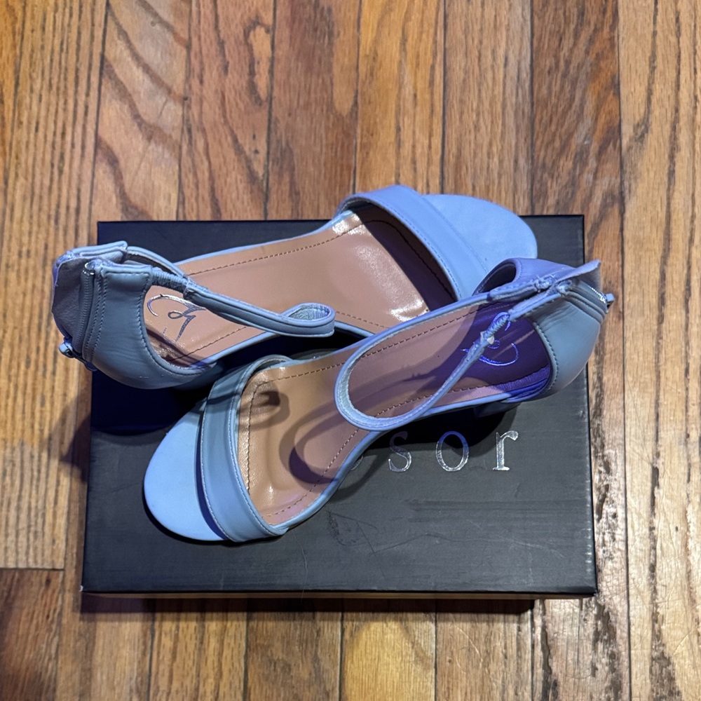 Windsor Light Blue Heeled Sandals